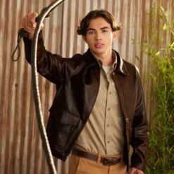 Disney Indiana Jones Leather Jacket For Adults -Clothing Shop 2840057819027 7