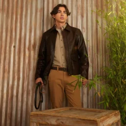Disney Indiana Jones Leather Jacket For Adults -Clothing Shop 2840057819027 8