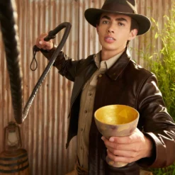 Disney Indiana Jones Leather Jacket For Adults -Clothing Shop 2840057819027 9