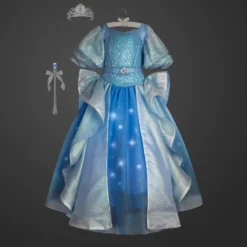 Disney Cinderella Light-Up Costume For Kids With Interactive Light-Up Wand And Tiara By A Leading Role -Clothing Shop 2841107379256 2