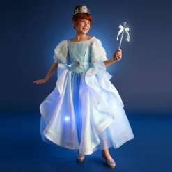 Disney Cinderella Light-Up Costume For Kids With Interactive Light-Up Wand And Tiara By A Leading Role -Clothing Shop 2841107379256 9