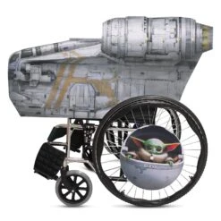 Disney Star Wars: The Mandalorian Wheelchair Cover Set -Clothing Shop 2890107019132 4