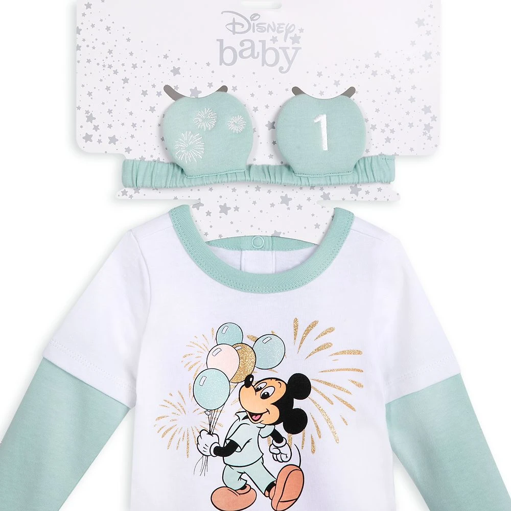 Mickey Mouse First Birthday Layette Set Disney Mickey Mouse First Birthday Layette Set -Clothing Shop 4045057344030 5