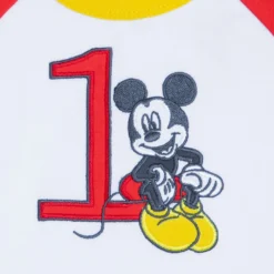 Disney Mickey Mouse 1st Birthday Bodysuit Set For Baby -Clothing Shop 5000057340162 2