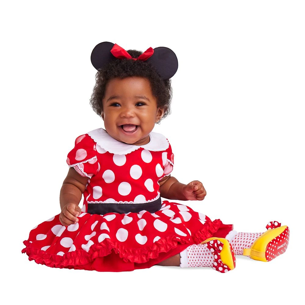 Minnie Mouse Costume Bodysuit for Baby – Red Disney Minnie Mouse Costume Bodysuit For Baby – Red -Clothing Shop 5000057344101