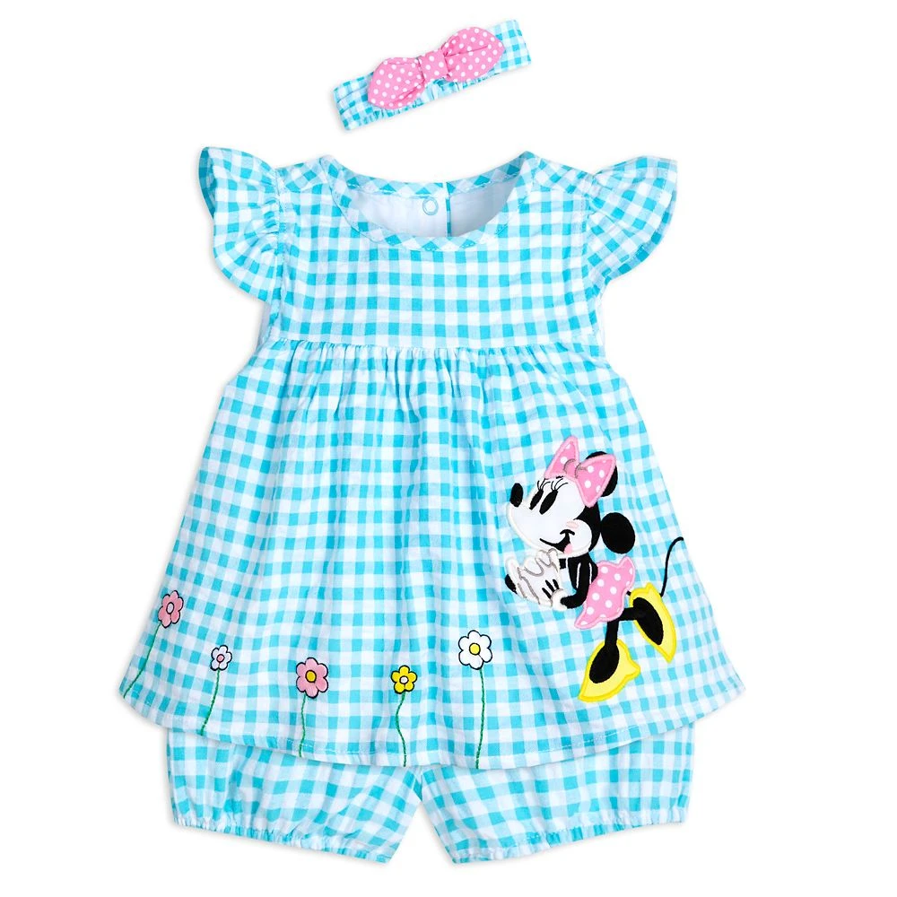 Minnie Mouse Gingham Dress Set for Baby Disney Minnie Mouse Gingham Dress Set For Baby -Clothing Shop 5000057390312