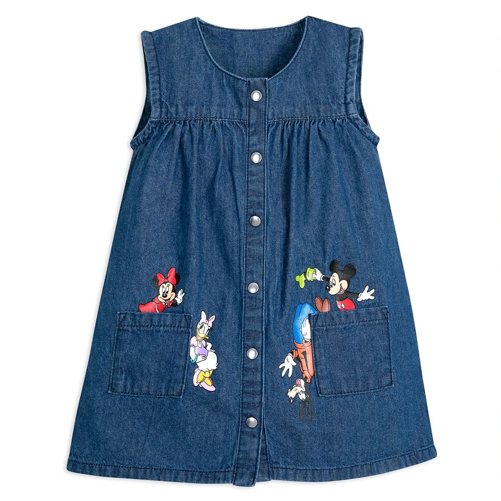 Mickey Mouse and Friends Denim Dress for Baby Disney Mickey Mouse And Friends Denim Dress For Baby -Clothing Shop 5000106880320