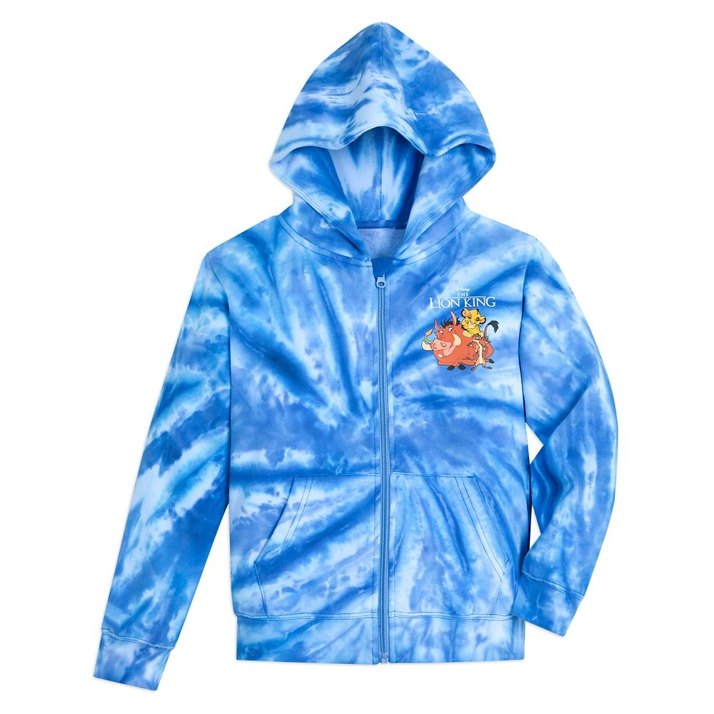 The Lion King Tie-Dye Zip Hoodie for Boys Disney The Lion King Tie-Dye Zip Hoodie For Boys -Clothing Shop 5003057340356