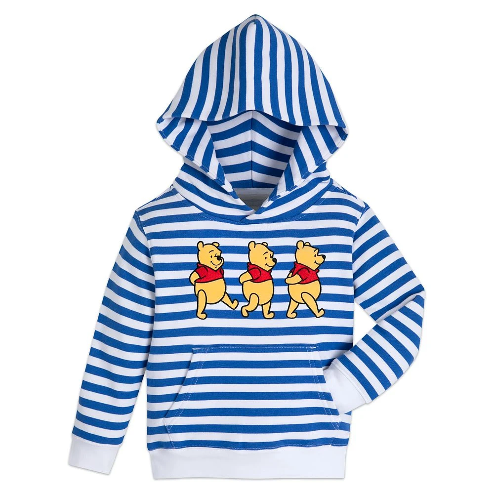 Winnie the Pooh Striped Pullover Hoodie for Kids Disney Winnie The Pooh Striped Pullover Hoodie For Kids -Clothing Shop 5003059750345
