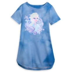 Disney Elsa Tie-Dye Nightshirt For Girls – Frozen 2