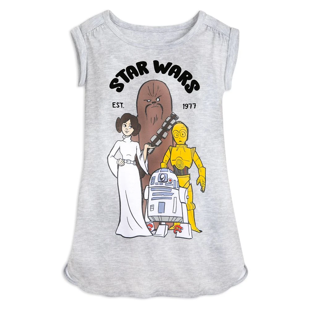 Star Wars Nightshirt for Girls Disney Star Wars Nightshirt For Girls -Clothing Shop 5005057390311