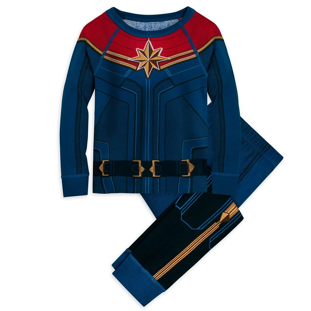 Captain Marvel Costume PJ PALS for Kids Disney Captain Marvel Costume PJ PALS For Kids -Clothing Shop 5005057393226