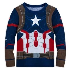 Disney Captain America Costume PJ PALS For Kids 2 Disney Captain America Costume PJ PALS For Kids -Clothing Shop 5005057393227 2