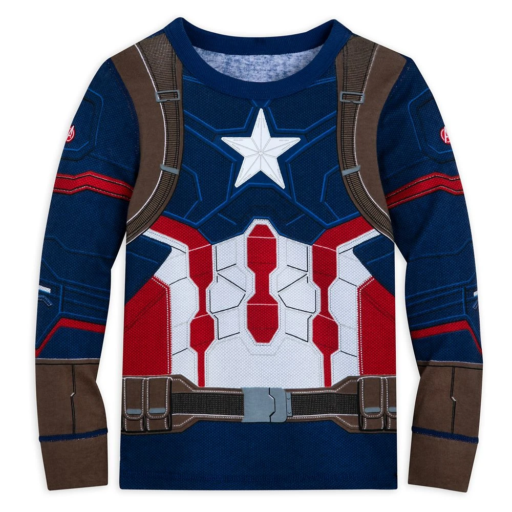 Captain America Costume PJ PALS for Kids Disney Captain America Costume PJ PALS For Kids -Clothing Shop 5005057393227 2