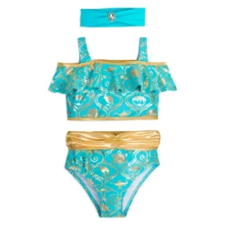 Disney Jasmine Deluxe Swimsuit For Girls β Aladdin