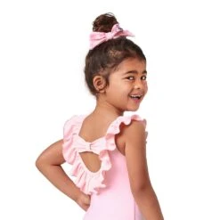 Disney Minnie Mouse Pink Swimsuit And Hair Scrunchie Set For Girls -Clothing Shop 5006046950293 6