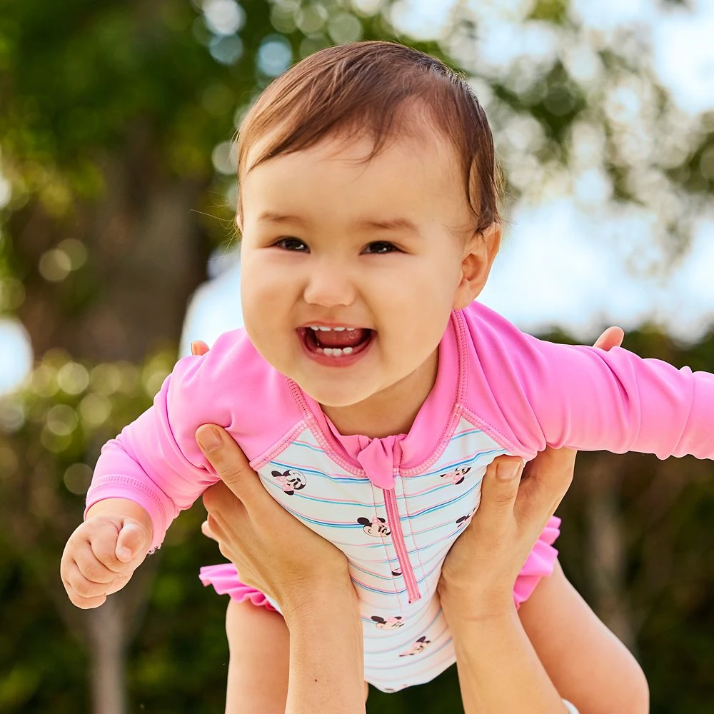 Minnie Mouse Rash Guard Swimsuit for Baby Disney Minnie Mouse Rash Guard Swimsuit For Baby -Clothing Shop 5006046950317 1