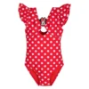 Disney Minnie Mouse Red Polka Dot Swimsuit For Girls