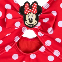 Disney Minnie Mouse Red Polka Dot Swimsuit For Girls -Clothing Shop 5006059190189 3