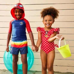 Disney Minnie Mouse Red Polka Dot Swimsuit For Girls -Clothing Shop 5006059190189 4