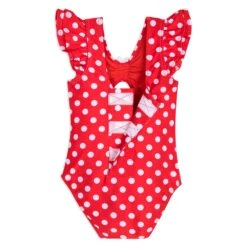 Disney Minnie Mouse Polka Dot Adaptive Swimsuit For Girls -Clothing Shop 5006059190190 3