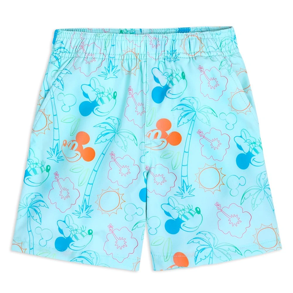 Mickey and Minnie Mouse Summer Swim Trunks for Kids Disney Mickey And Minnie Mouse Summer Swim Trunks For Kids -Clothing Shop 5006059190202