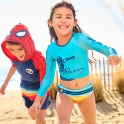 Disney Spider-Man Two-Piece Swimsuit For Girls -Clothing Shop 5006059190212 6
