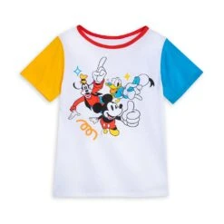 Disney Mickey Mouse And Friends Color Block T-Shirt For Kids – Sensory Friendly