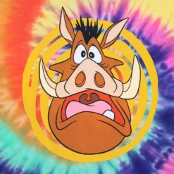 Disney Pumbaa Tie-Dye T-Shirt For Kids – The Lion King – Sensory Friendly -Clothing Shop 5007048020046 2