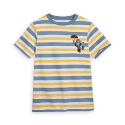 Disney Pinocchio And Jiminy Cricket Striped T-Shirt For Kids