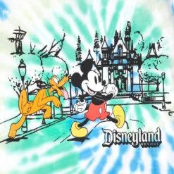 Mickey Mouse And Pluto Tie-Dye T-Shirt For Kids – Disneyland -Clothing Shop 5007048020351 2