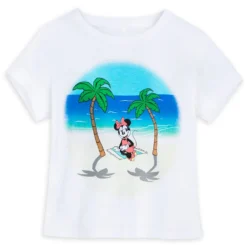Disney Minnie Mouse Summer Beach T-Shirt For Kids