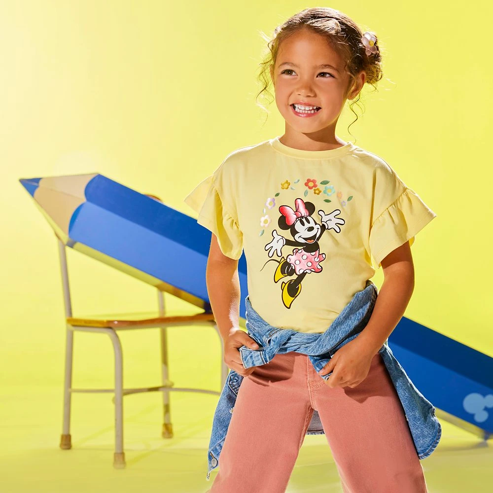 Minnie Mouse Fashion T-Shirt for Girls Disney Minnie Mouse Fashion T-Shirt For Girls -Clothing Shop 5007057390339 1