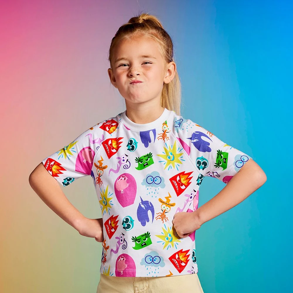 Inside Out 2 Fashion T-Shirt for Girls Disney Inside Out 2 Fashion T-Shirt For Girls -Clothing Shop 5007057390378 1