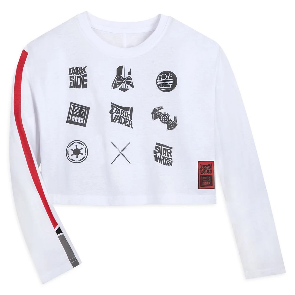 Darth Vader Semi-Cropped Top for Girls Disney Darth Vader Semi-Cropped Top For Girls -Clothing Shop 5007059245496