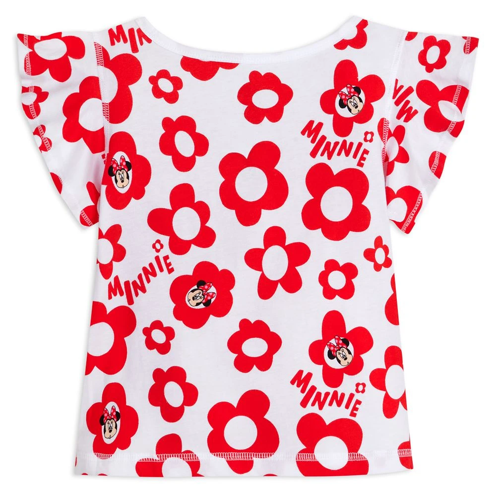 Minnie Mouse Floral T-Shirt for Girls – Sensory Friendly Disney Minnie Mouse Floral T-Shirt For Girls – Sensory Friendly -Clothing Shop 5007106030224 2