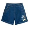 Disney Donald Duck Denim Shorts For Women – 90th Anniversary