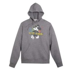 Disney Mickey Mouse New York Pullover Hoodie For Adults