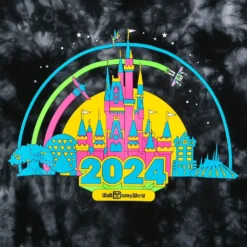 Walt Disney World 2024 Tie-Dye Pullover Sweatshirt For Women -Clothing Shop 5102057390083 2