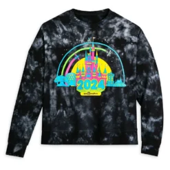 Walt Disney World 2024 Tie-Dye Pullover Sweatshirt For Women