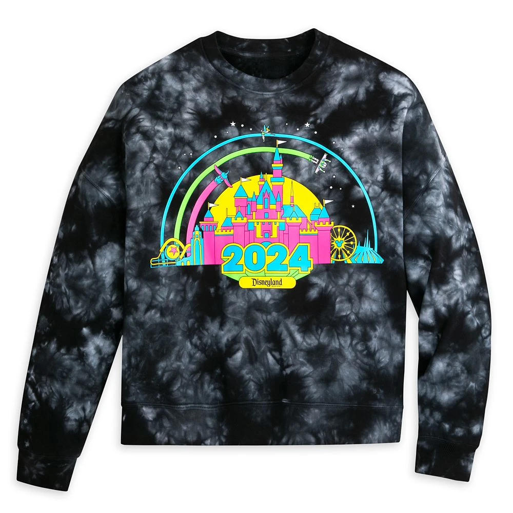 Disneyland 2024 Tie-Dye Pullover Sweatshirt for Women Disneyland 2024 Tie-Dye Pullover Sweatshirt For Women -Clothing Shop 5102057390085