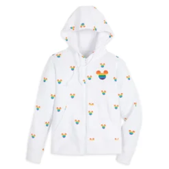 Mickey Mouse Icon Zip Hoodie For Women – Disney Pride Collection