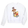 Disney Winnie The Pooh And Tigger Semi-Cropped Sweatshirt For Women