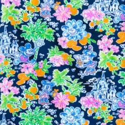 Mickey And Minnie Mouse Zip Jacket For Women By Lilly Pulitzer – Disney Parks -Clothing Shop 5102107140125 4