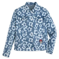 Disney Minnie Mouse Floral Denim Jacket For Women