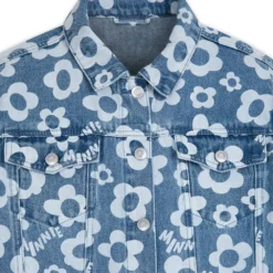 Disney Minnie Mouse Floral Denim Jacket For Women 4 Disney Minnie Mouse Floral Denim Jacket For Women -Clothing Shop 5103106880220 4