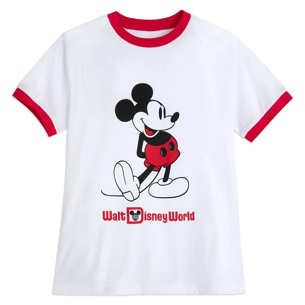 Mickey Mouse Standing Ringer T-Shirt for Women – Walt Disney World Mickey Mouse Standing Ringer T-Shirt For Women – Walt Disney World -Clothing Shop 5106057340185