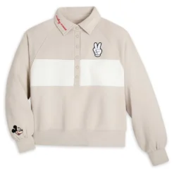 Disney Mickey Mouse Peace Sign Sweatshirt For Women