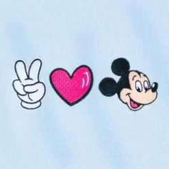 Disney Mickey Mouse ''Peace, Love, Mickey'' T-Shirt For Women -Clothing Shop 5106057430350 3