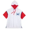 Disney Spider-Man Short Sleeve Pullover Hoodie For Women